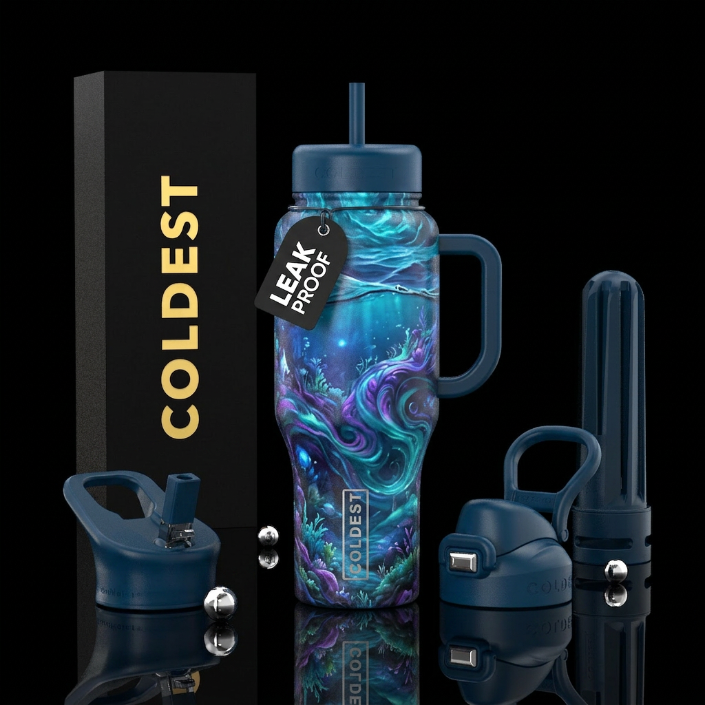Halocline (Myan) water bottle design