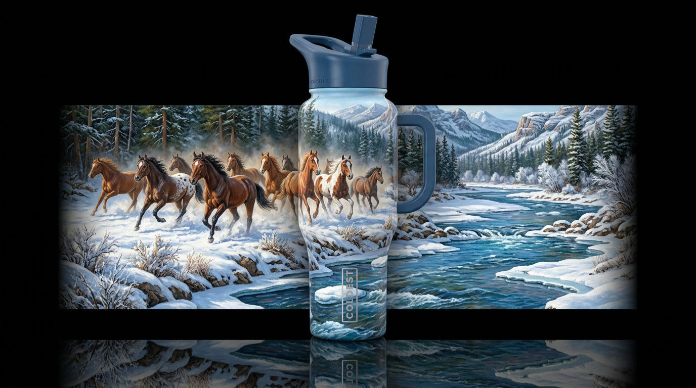 The Race water bottle design