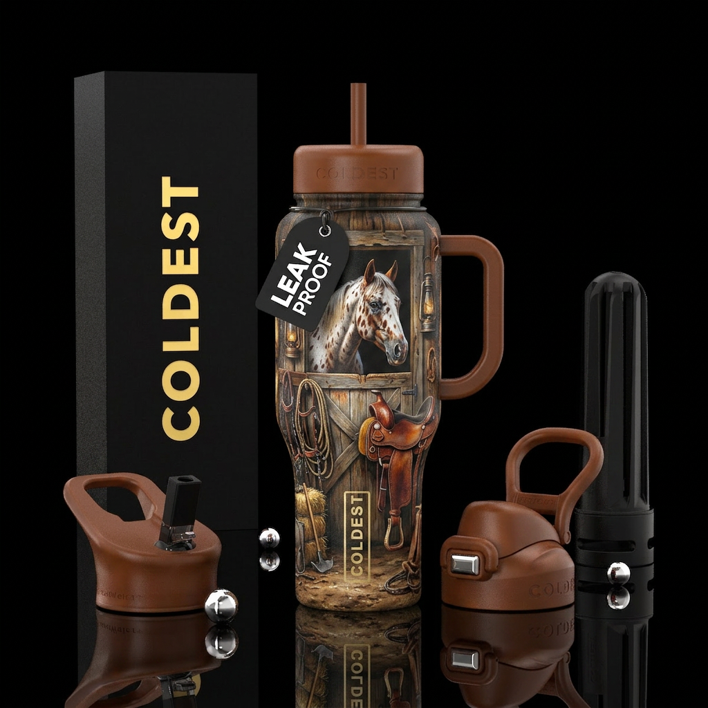 The western tack room water bottle design
