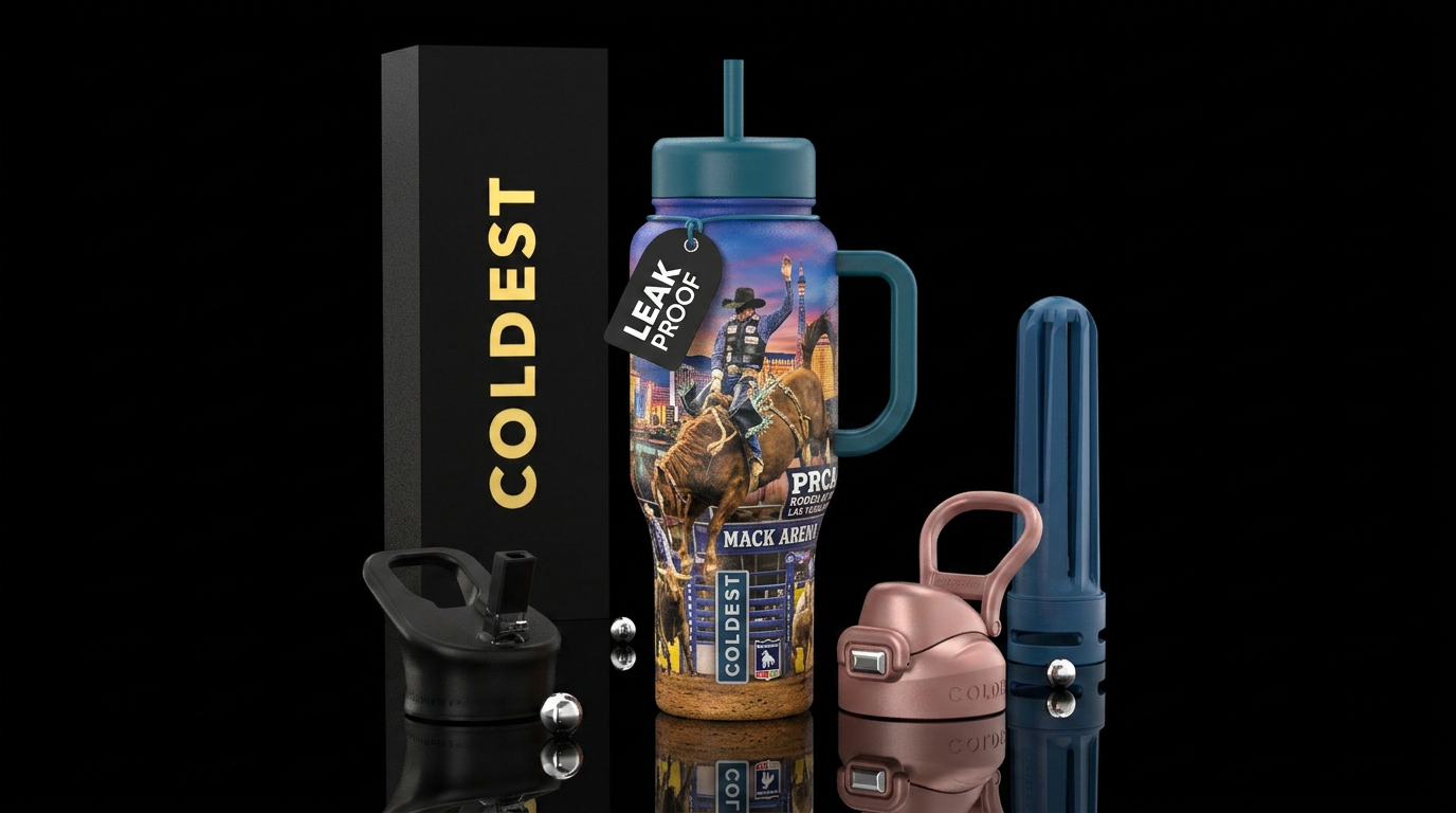 PRCA rodeo at Mack arena in Las Vegas NV water bottle design