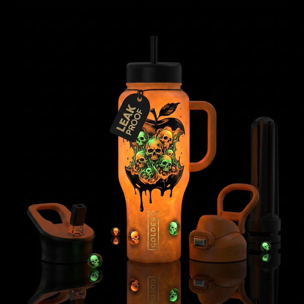 Rotten Apple water bottle design