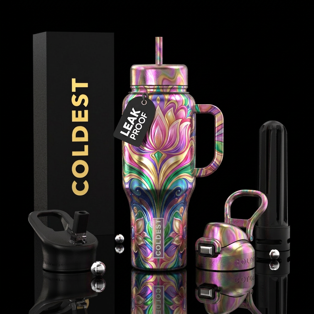 Petal Princess water bottle design