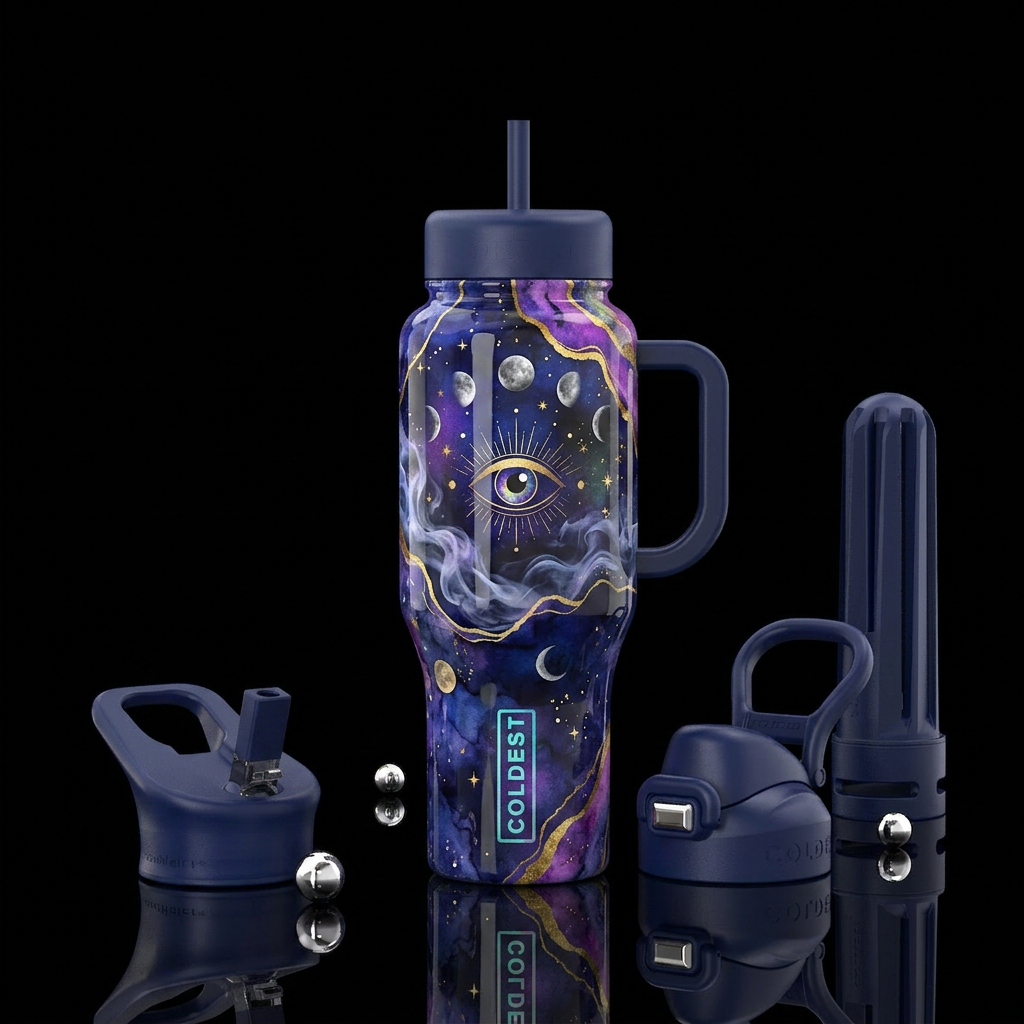 Cosmic Eye water bottle design