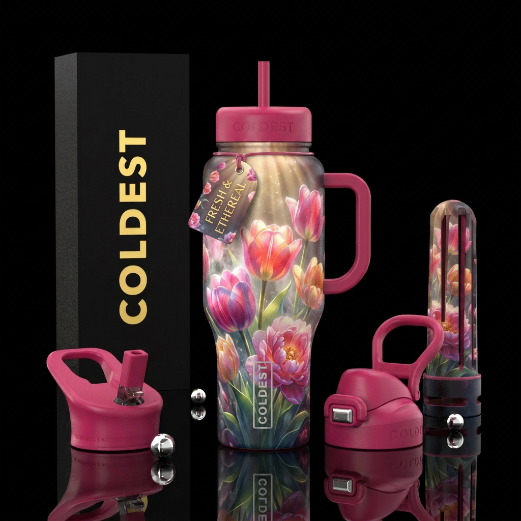 Bouquet water bottle design