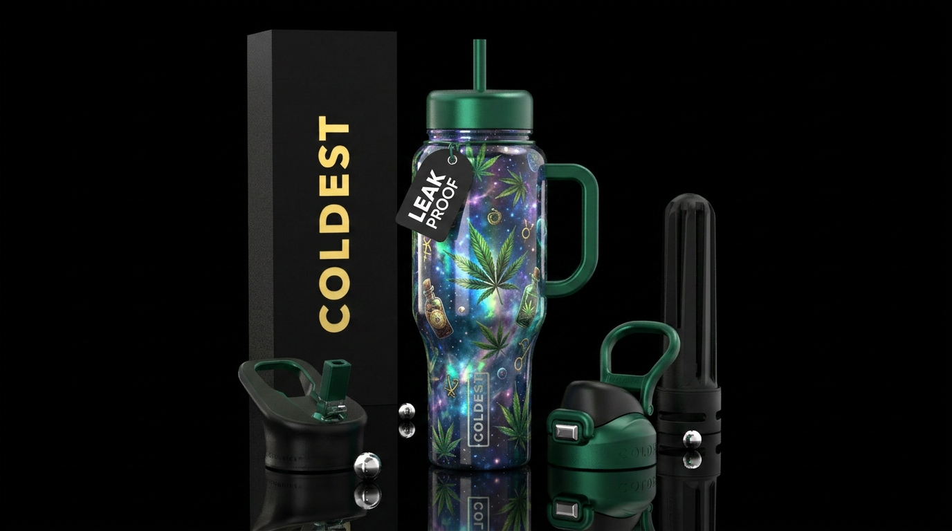 The Green Society water bottle design