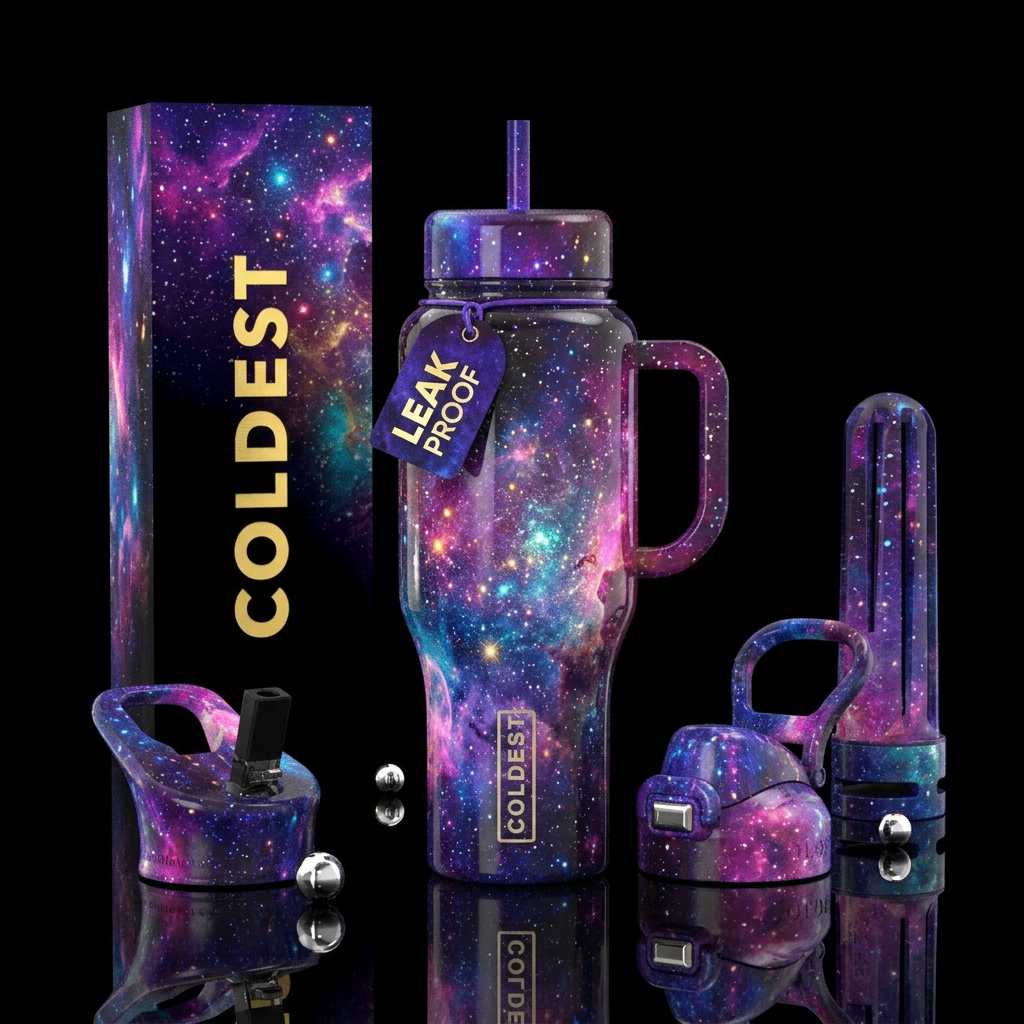Cosmos water bottle design