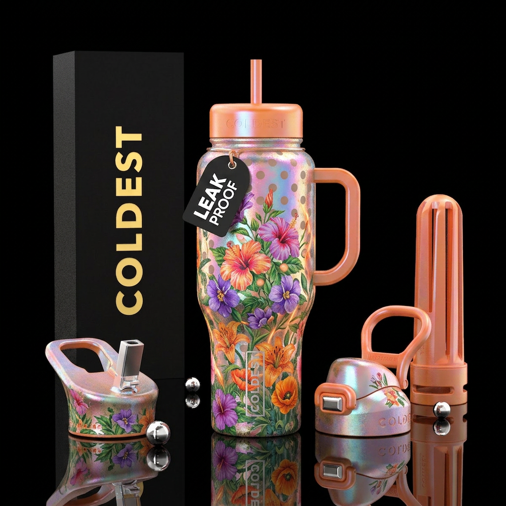 Hello Summer water bottle design