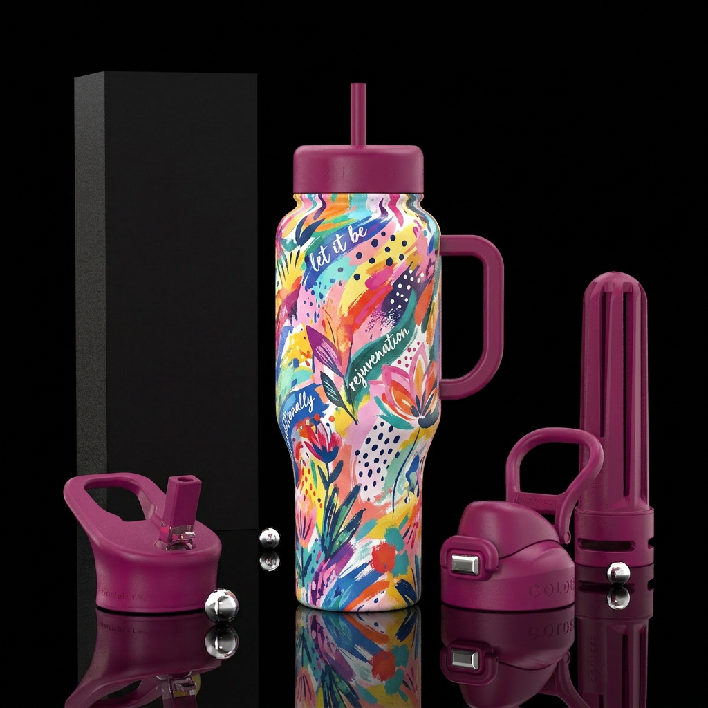 Let it be, speak words of wisdom, ode to love and ... water bottle design