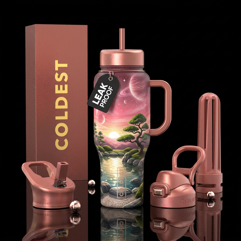 Japanese Zen water bottle design