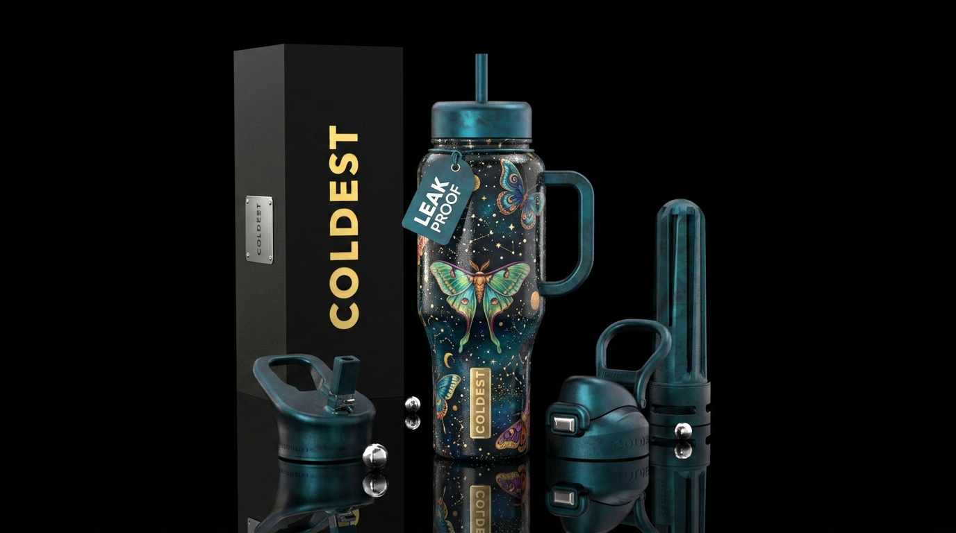 Goodnight! water bottle design