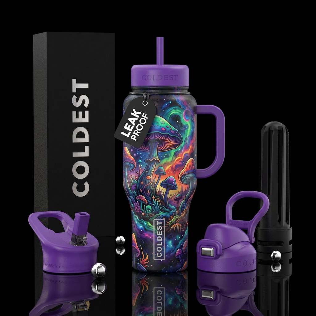 Visions of Elvedon water bottle design