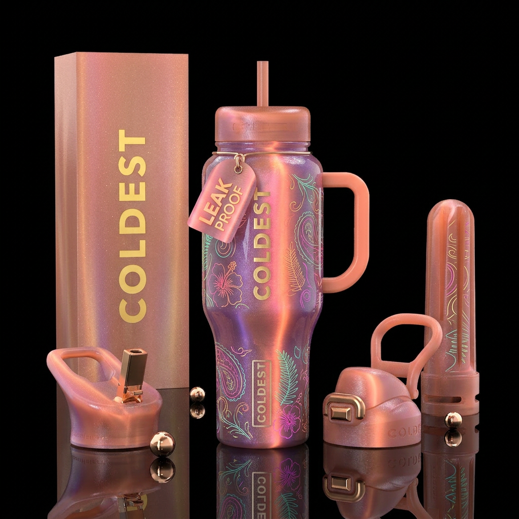 Just Peachy water bottle design