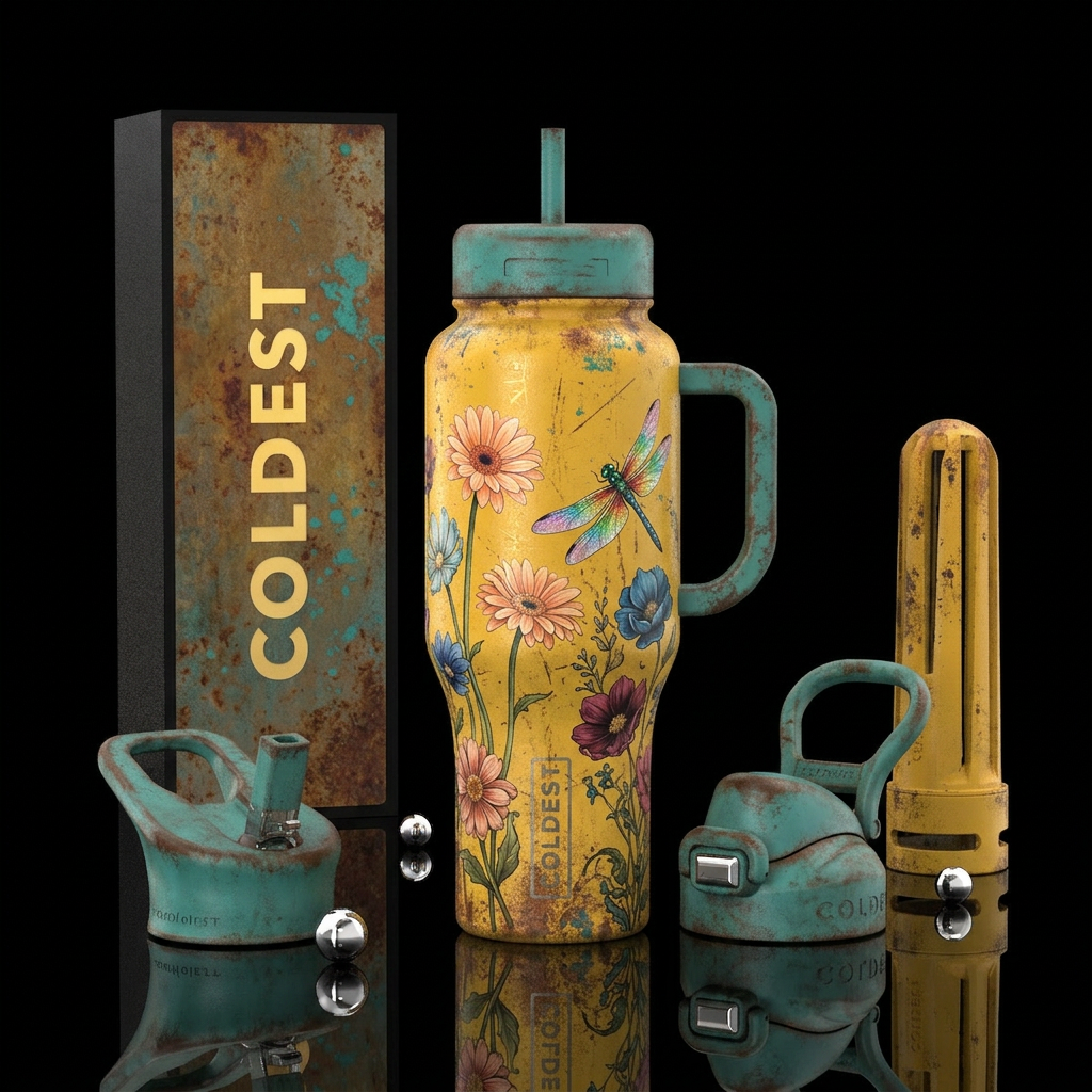 Rusty water bottle design