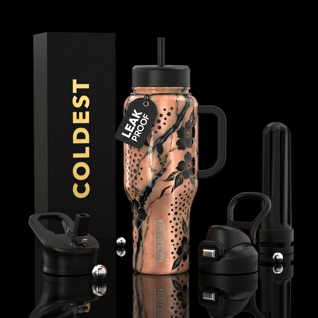 Just peachy water bottle design