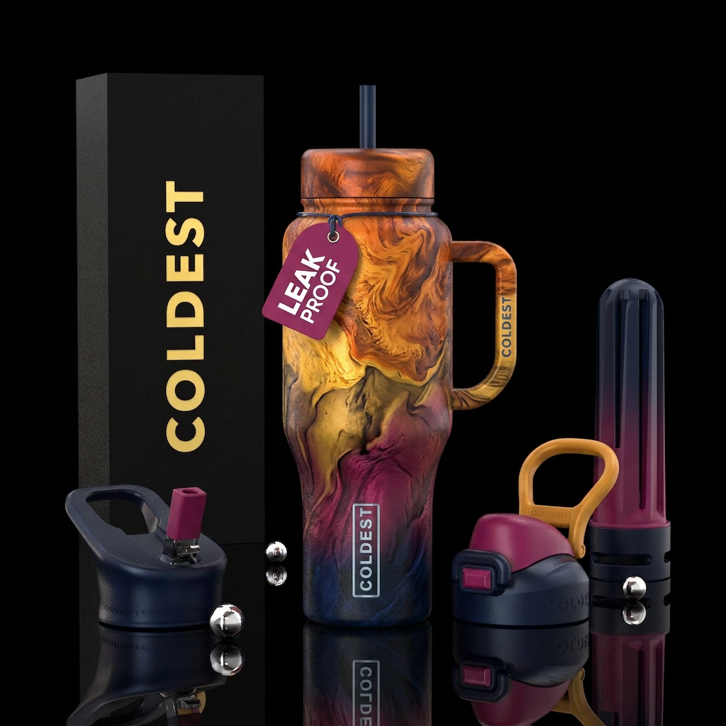 Rigid water bottle design