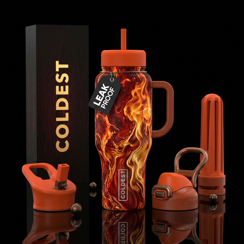 Taco Tuesday water bottle design