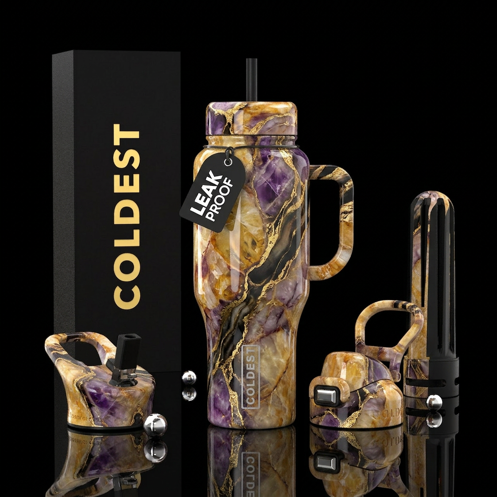 Rocky water bottle design