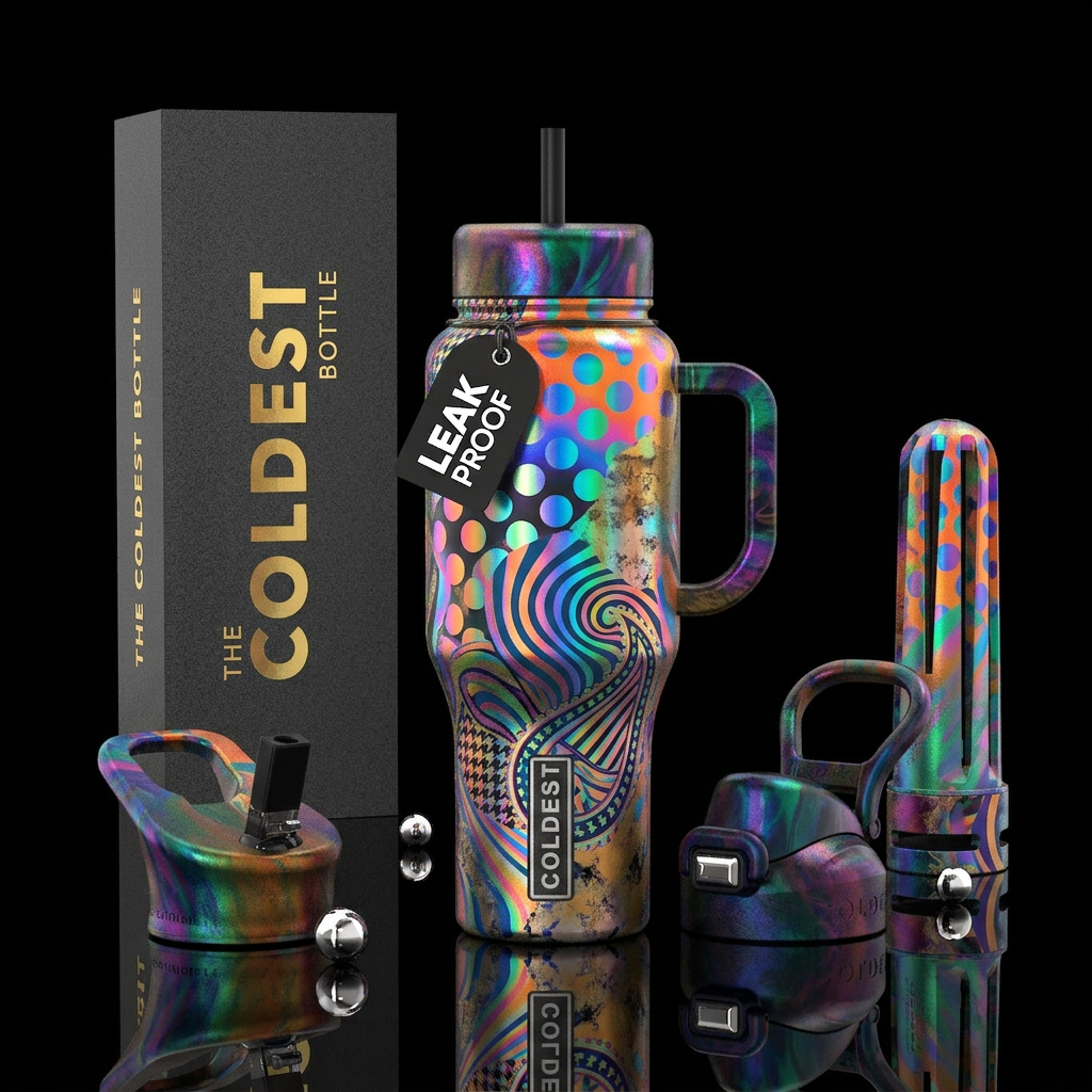 Where am I? water bottle design