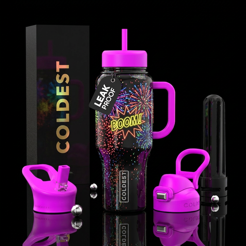 Boom water bottle design
