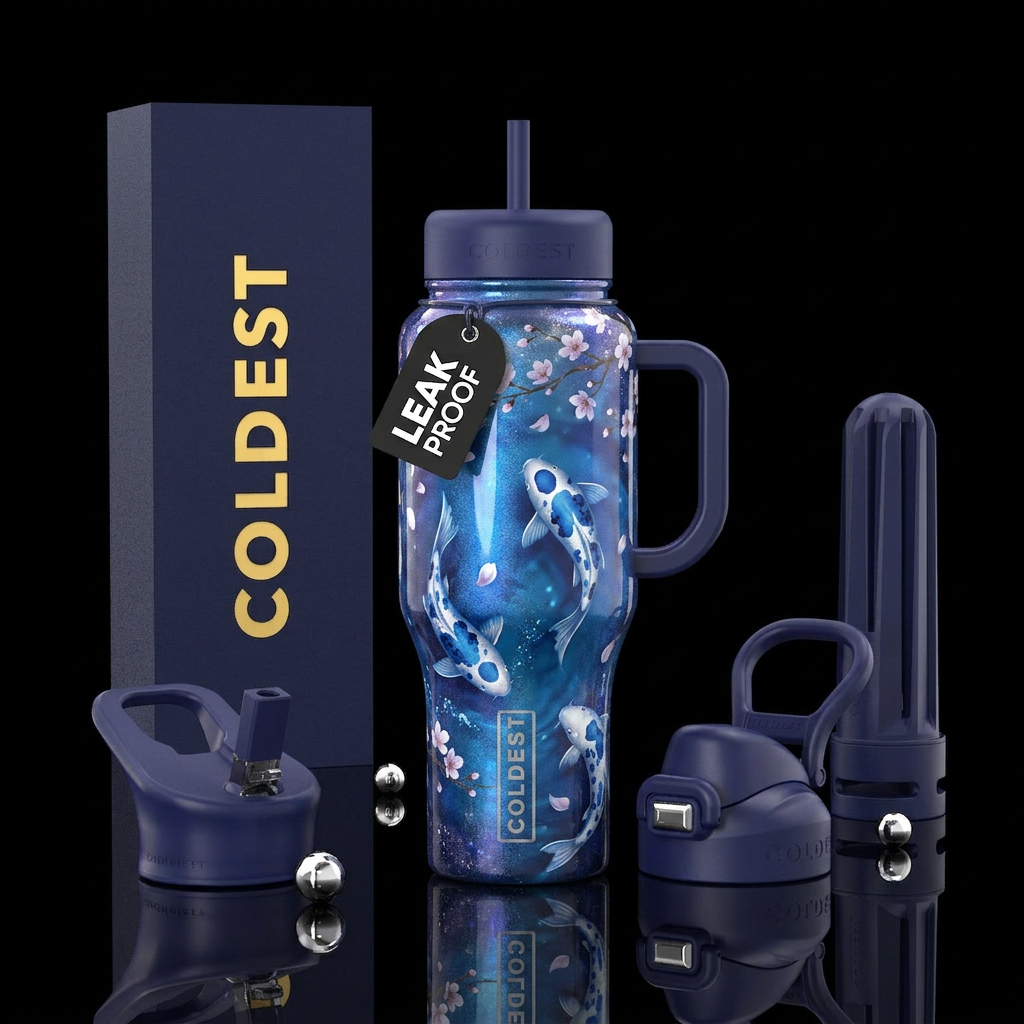 Don’t be Koi water bottle design