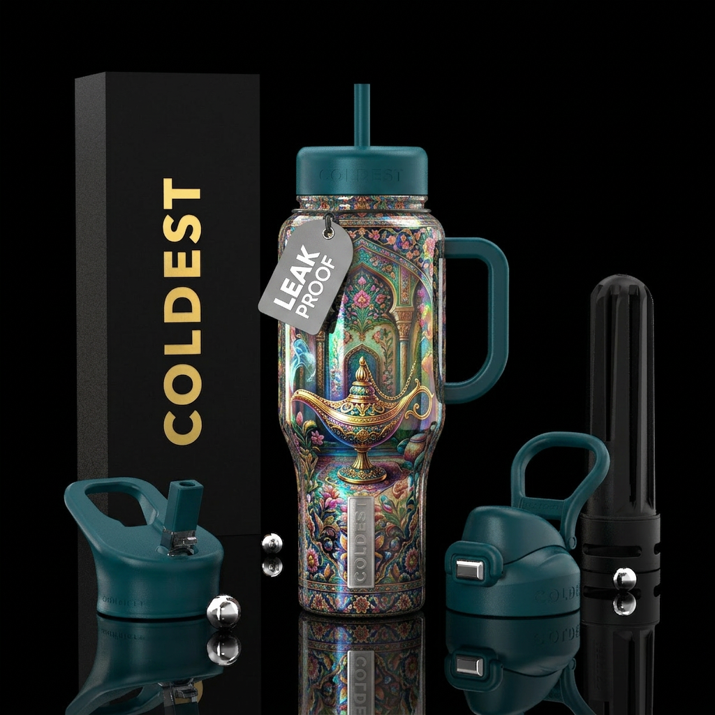 I Dream of Jeanie water bottle design