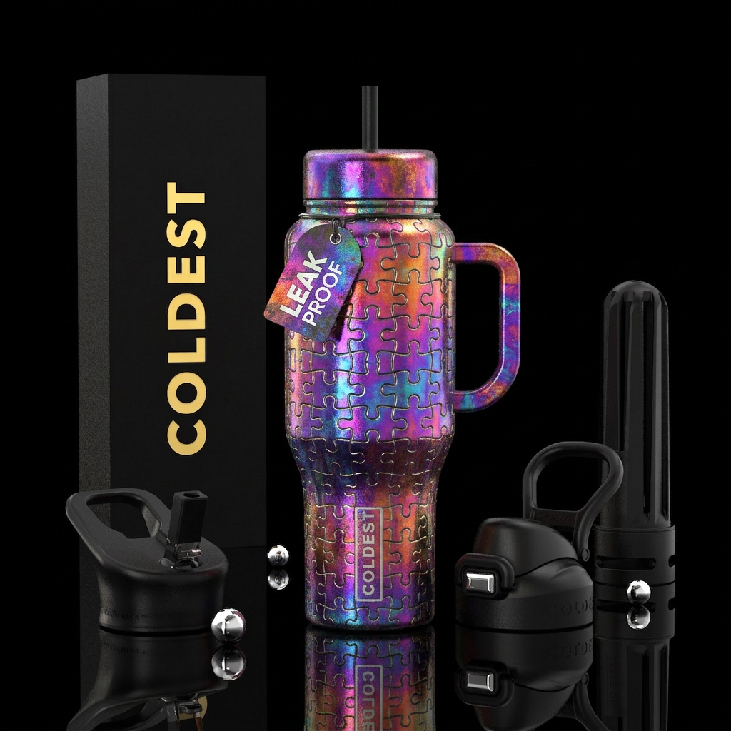 I’m puzzled water bottle design