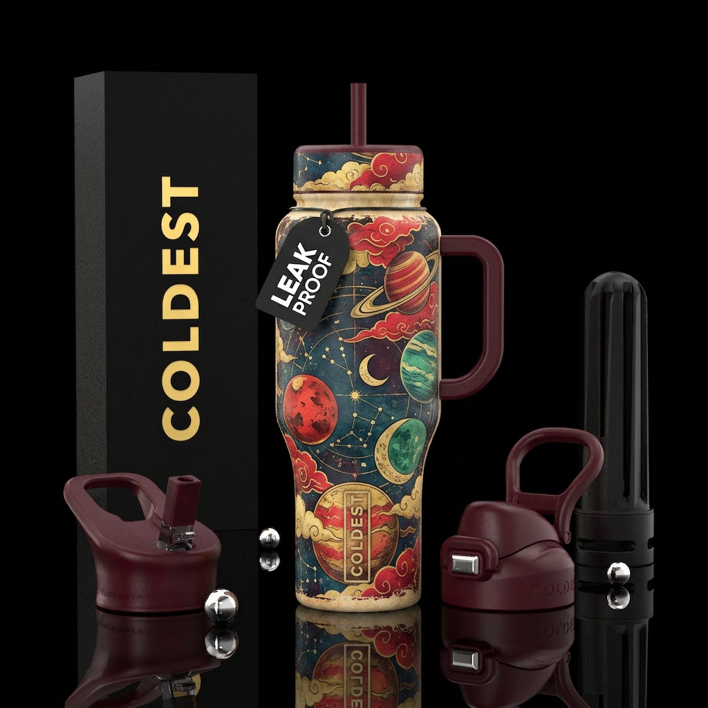 Spaced water bottle design