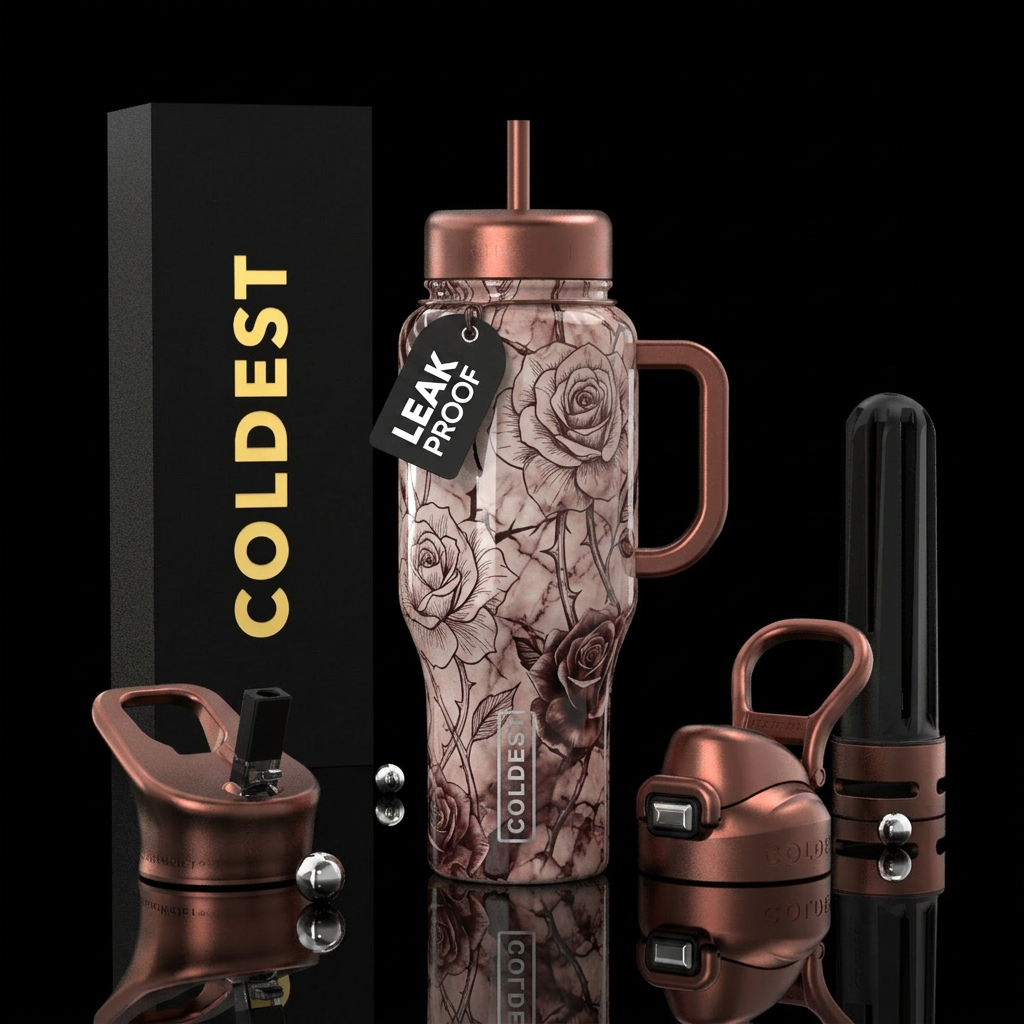 Oh Rose water bottle design