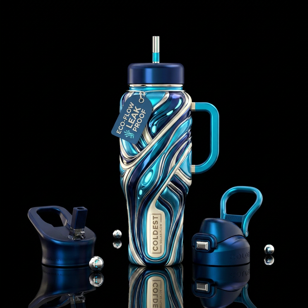 Stretch water bottle design