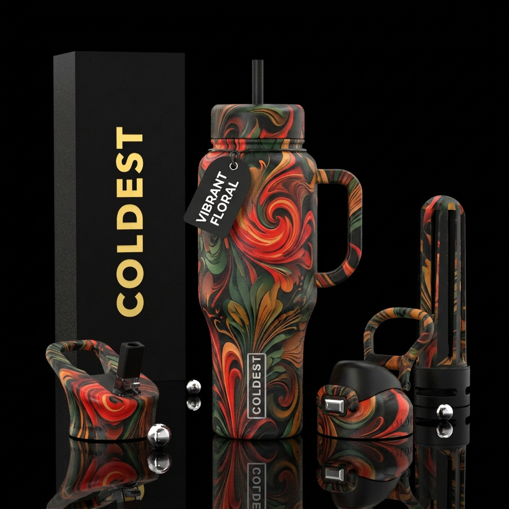 Swirl a vision water bottle design