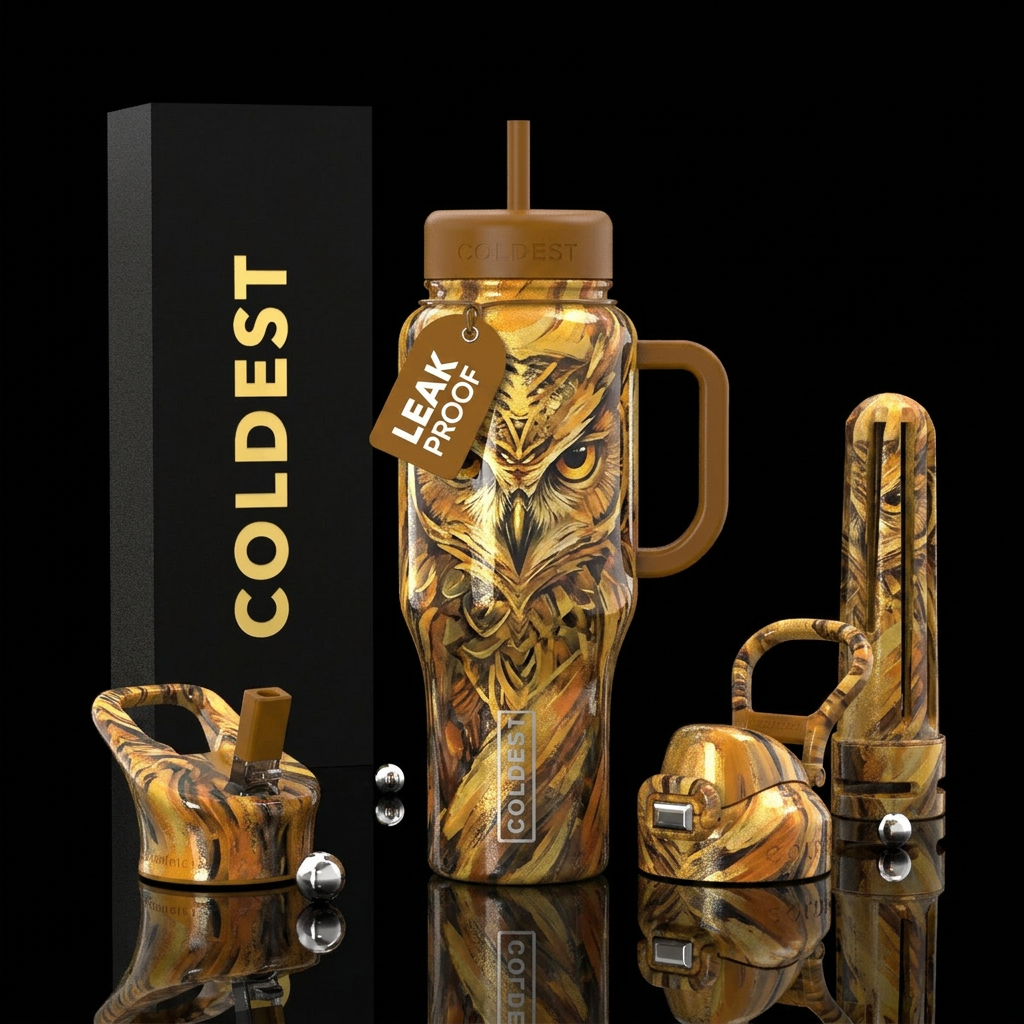 Give a hoot! water bottle design