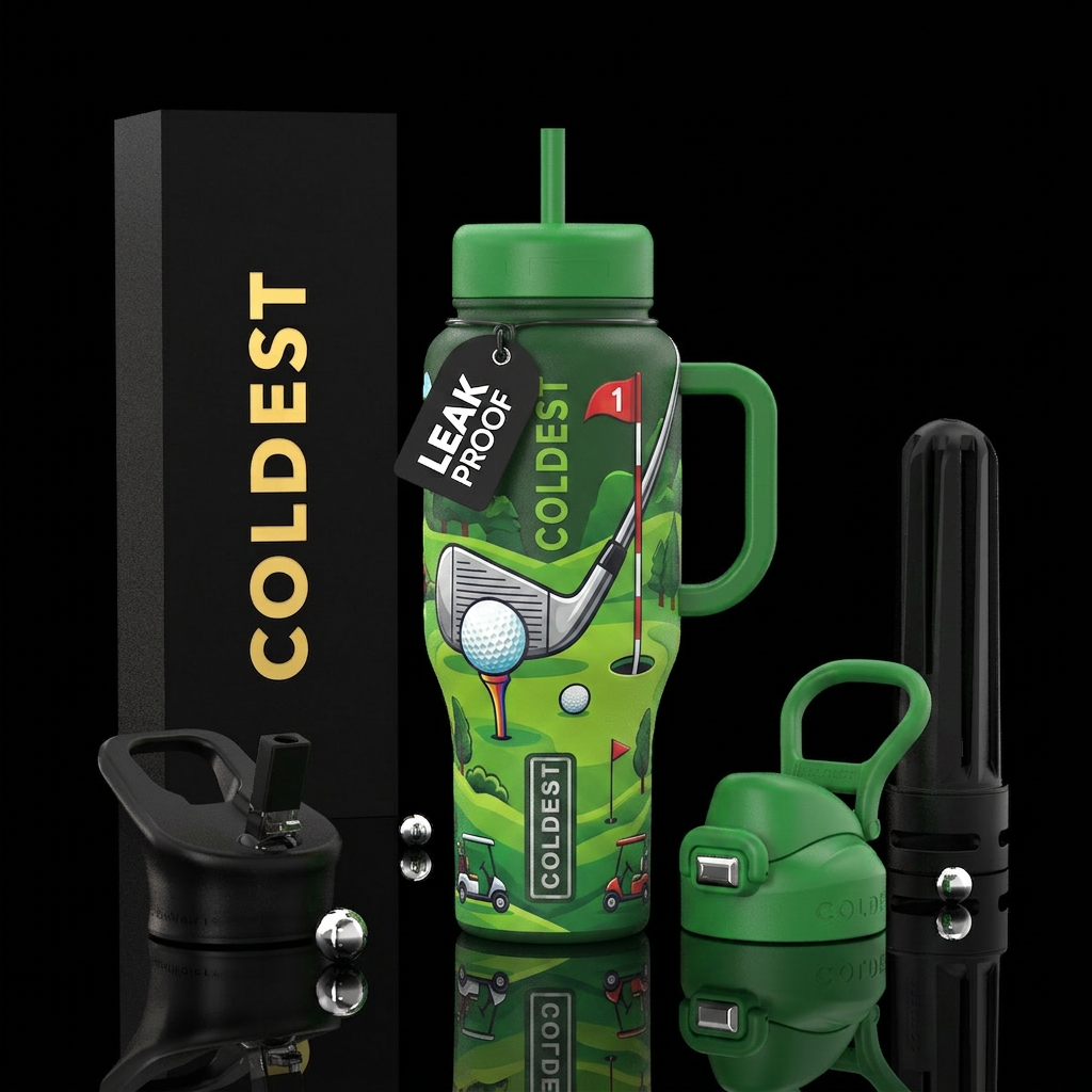 Fore! water bottle design