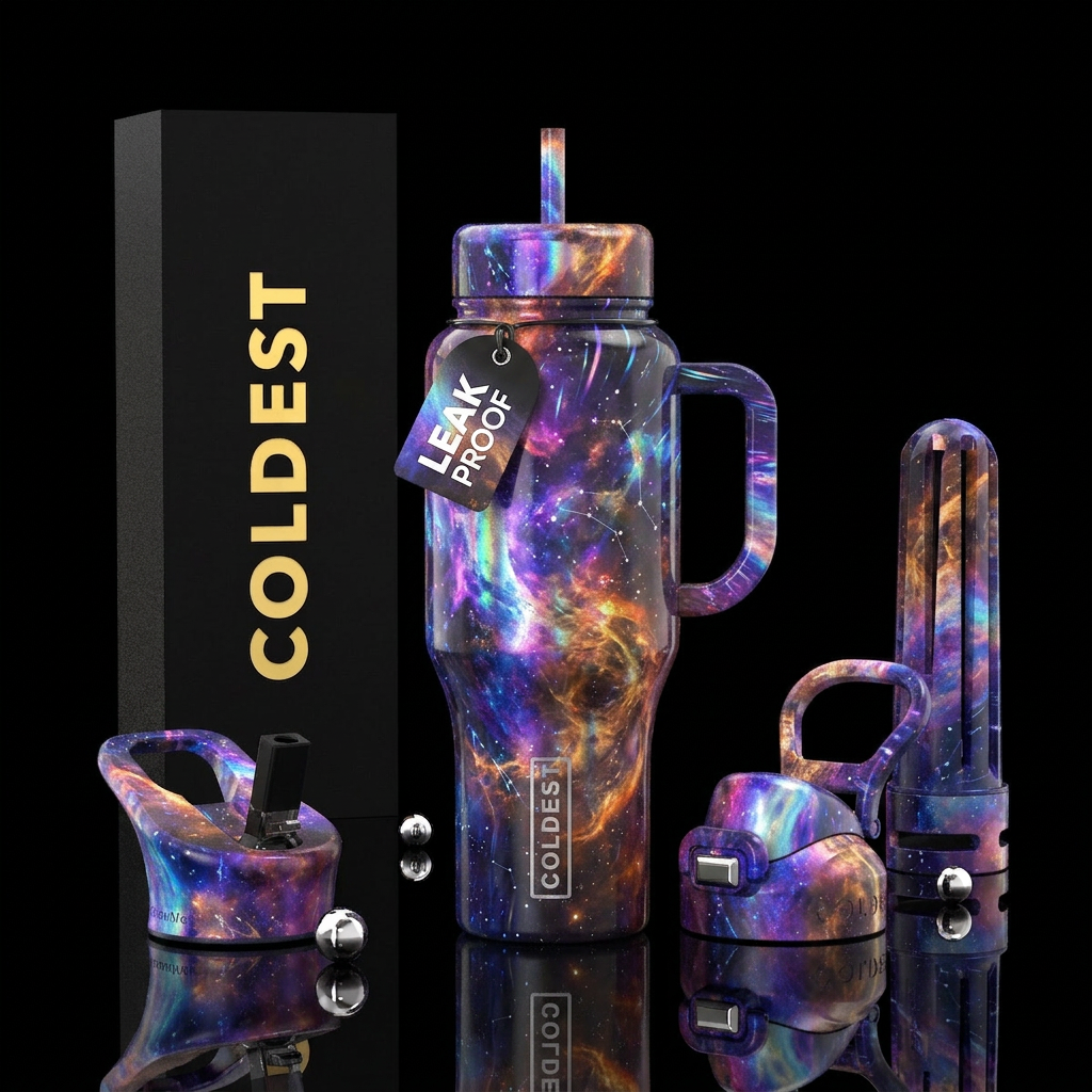 Stormy water bottle design