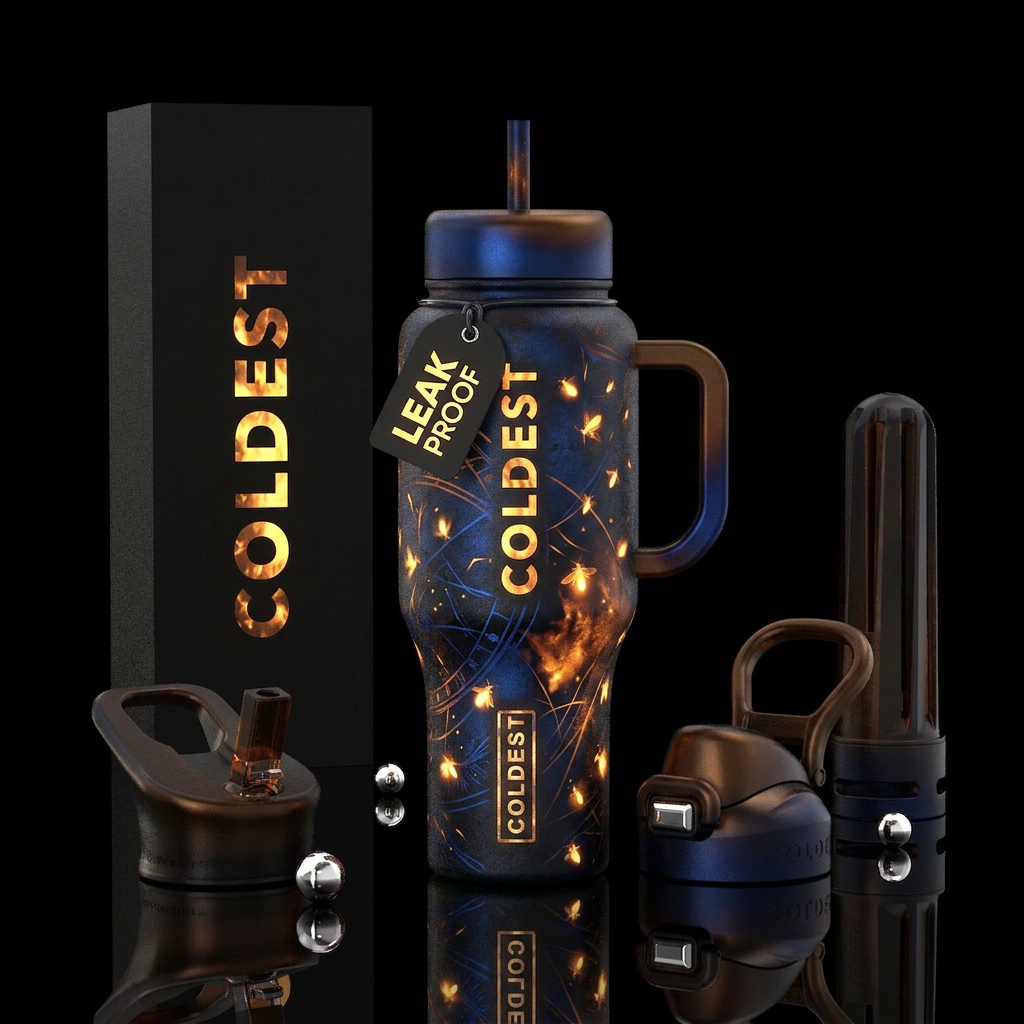 Bright buzz water bottle design