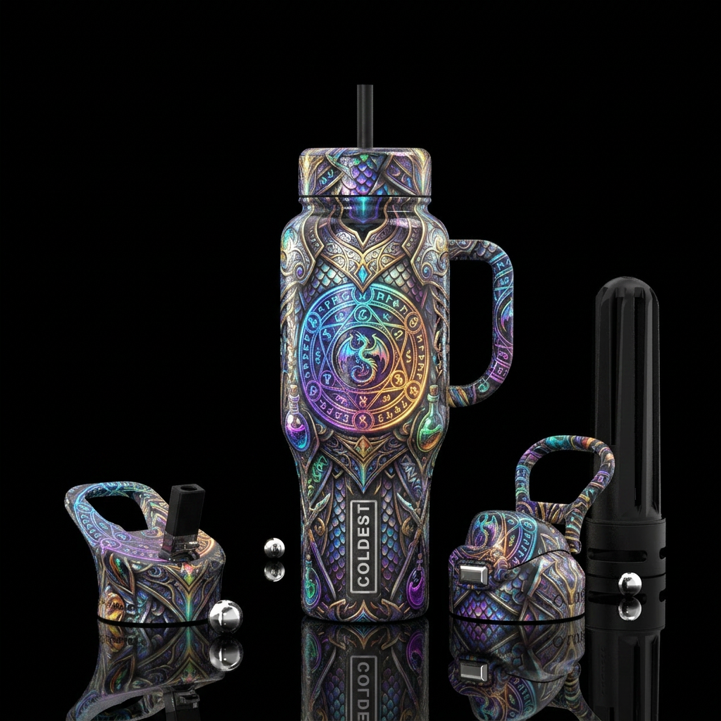 MMORPG Suit water bottle design