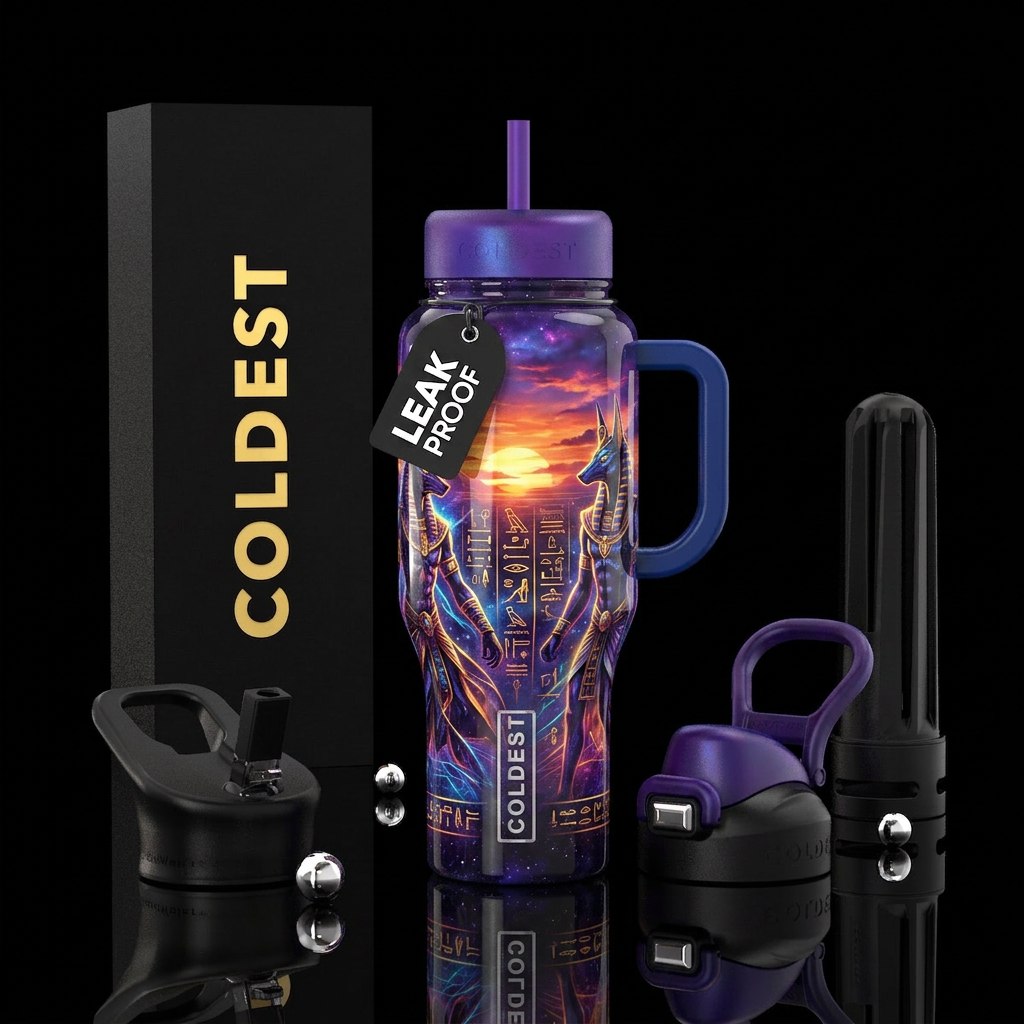 Egypt Sun water bottle design