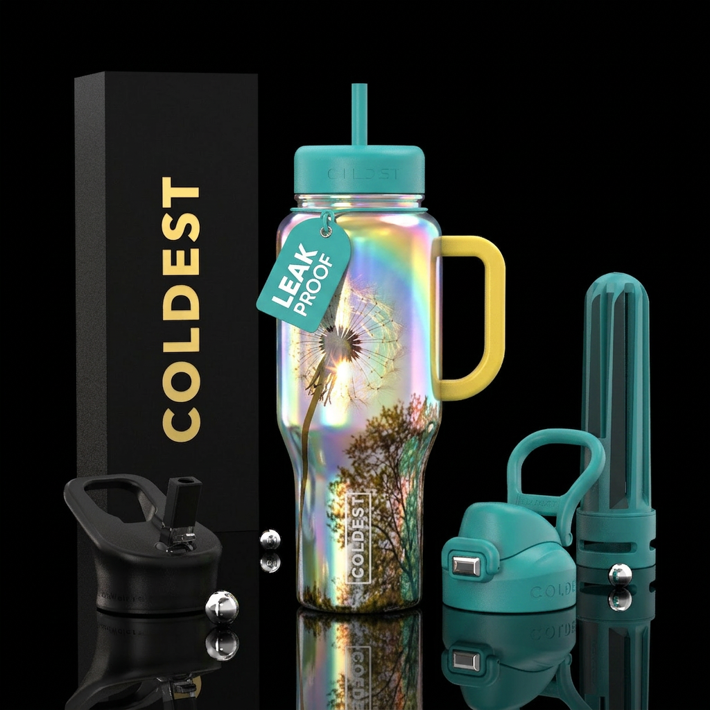 Blissful water bottle design