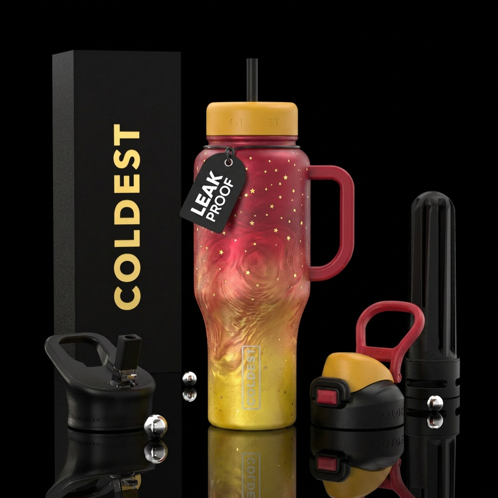 Twinkle twinkle water bottle design