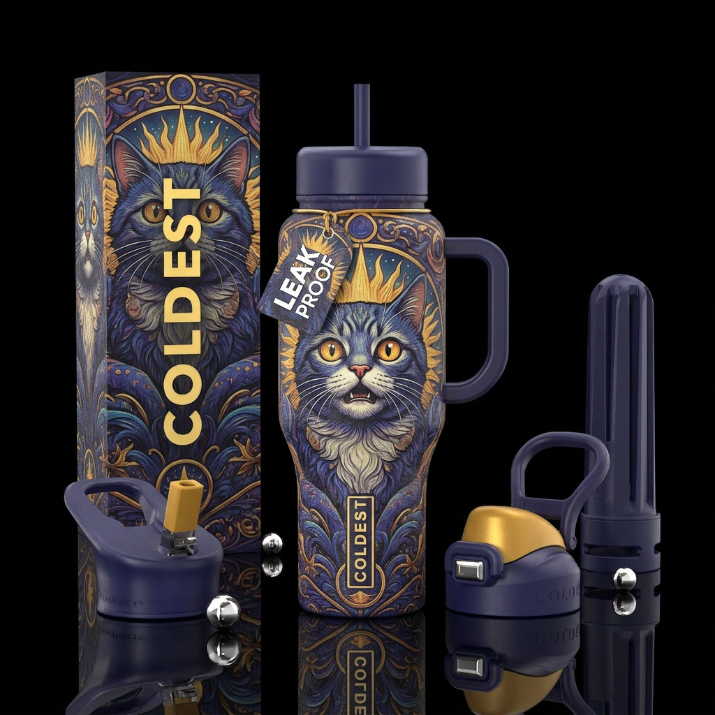 Mongo is not amused water bottle design