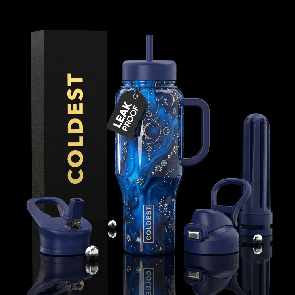 Aligned water bottle design