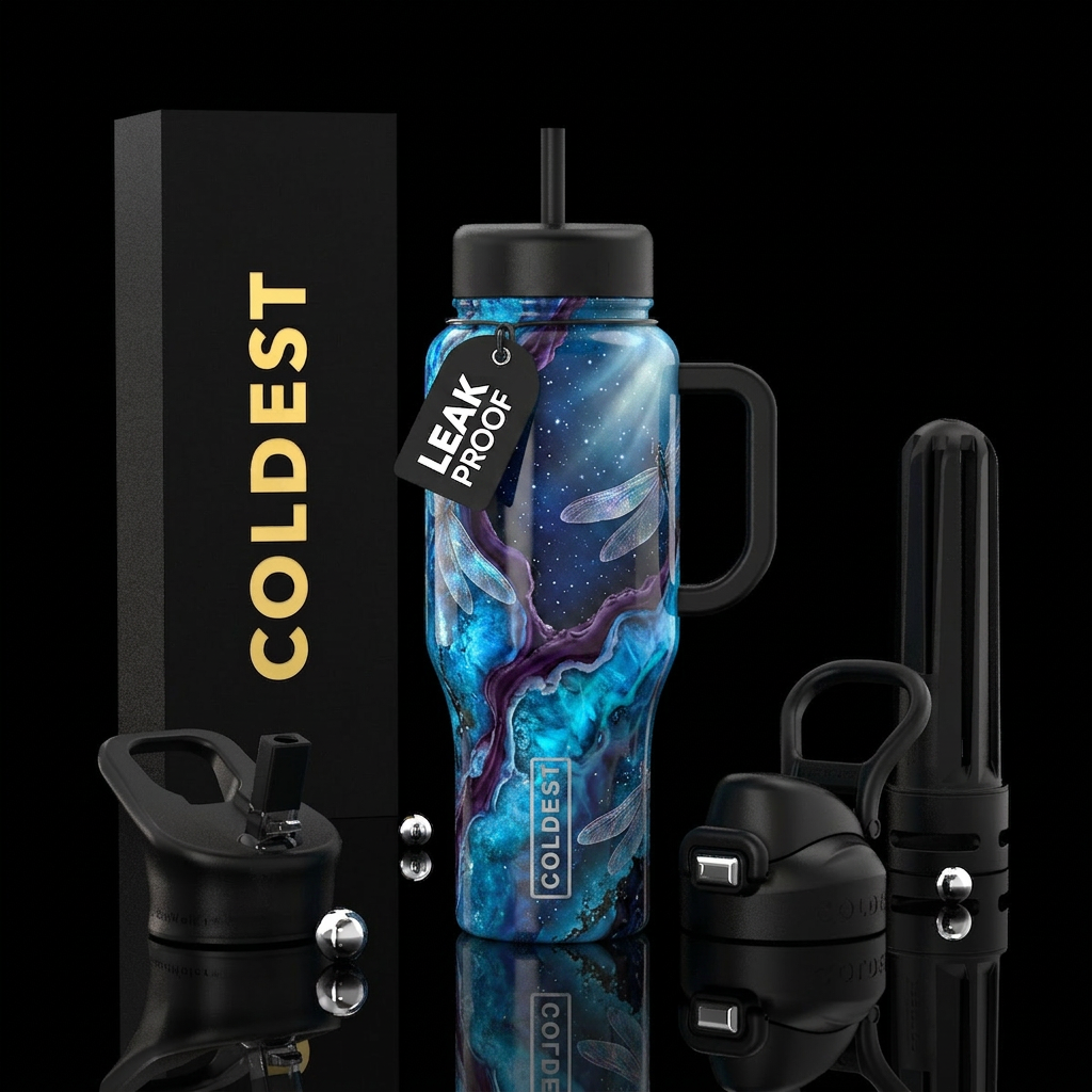 At the Edge water bottle design