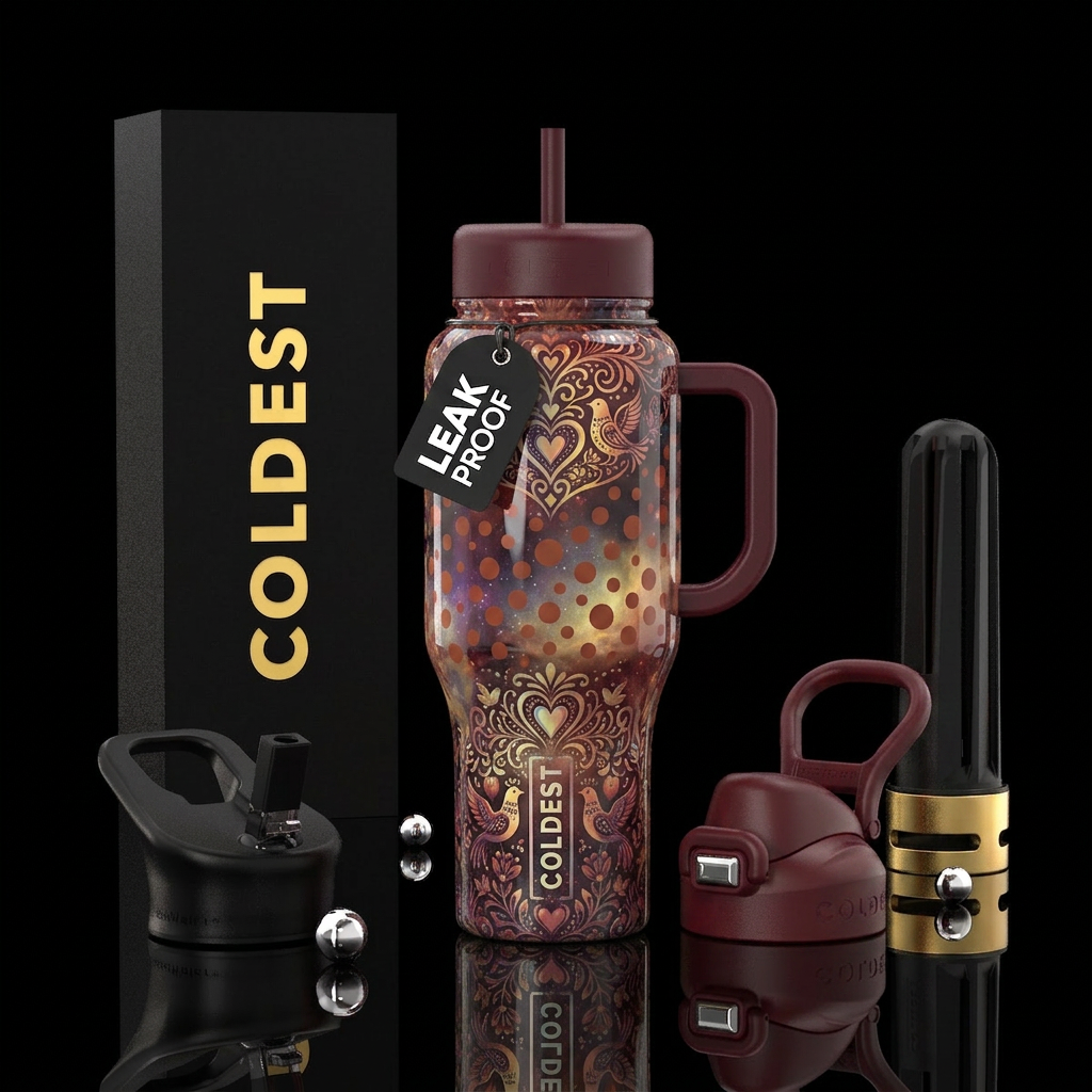 Event horizon water bottle design