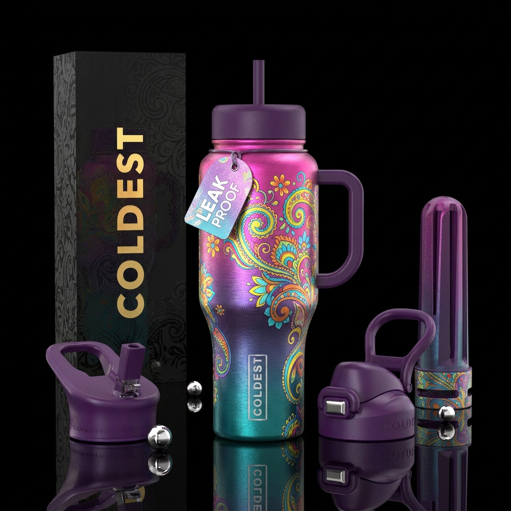 Summertime water bottle design