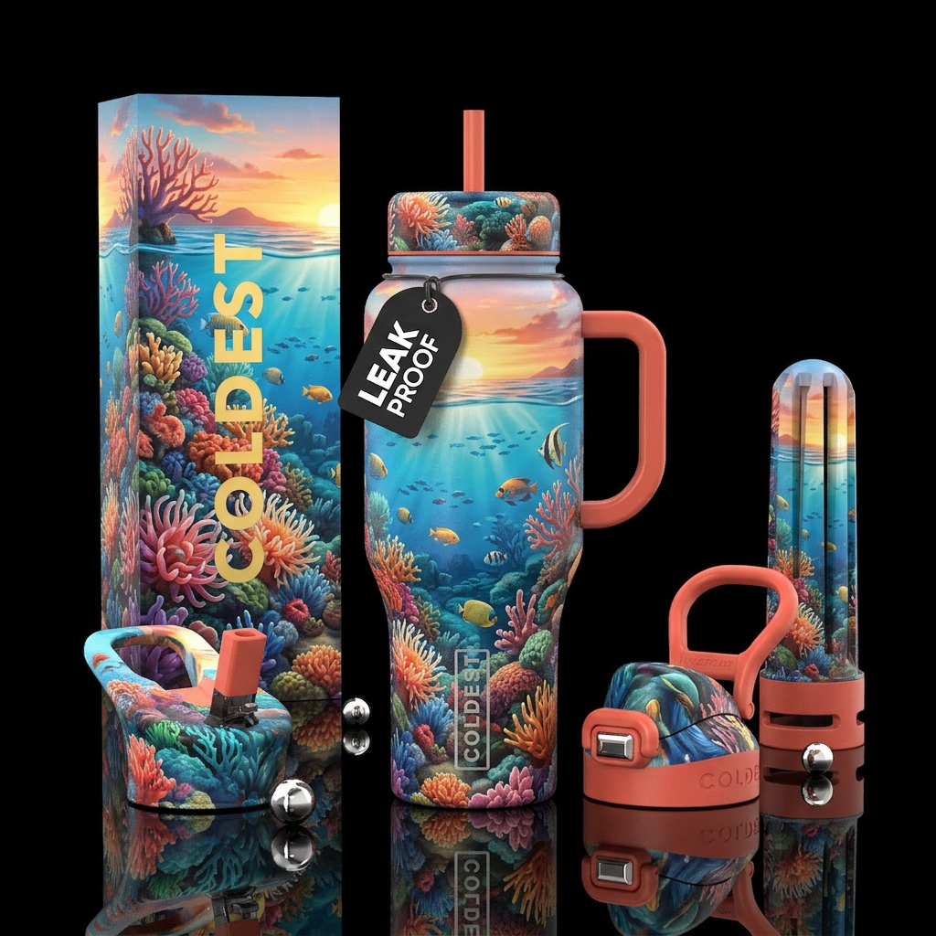 Sea Breeze water bottle design
