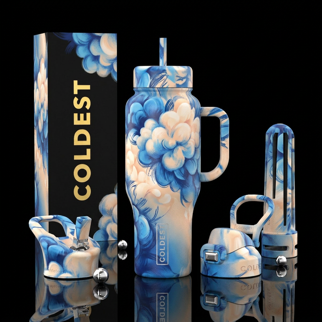 Sweet Dreams water bottle design