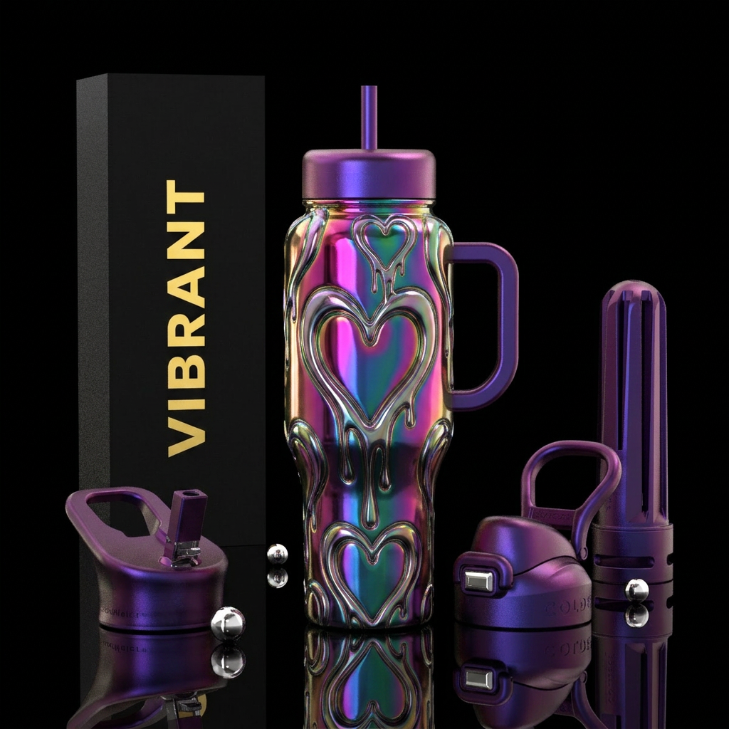 Liquid Love water bottle design