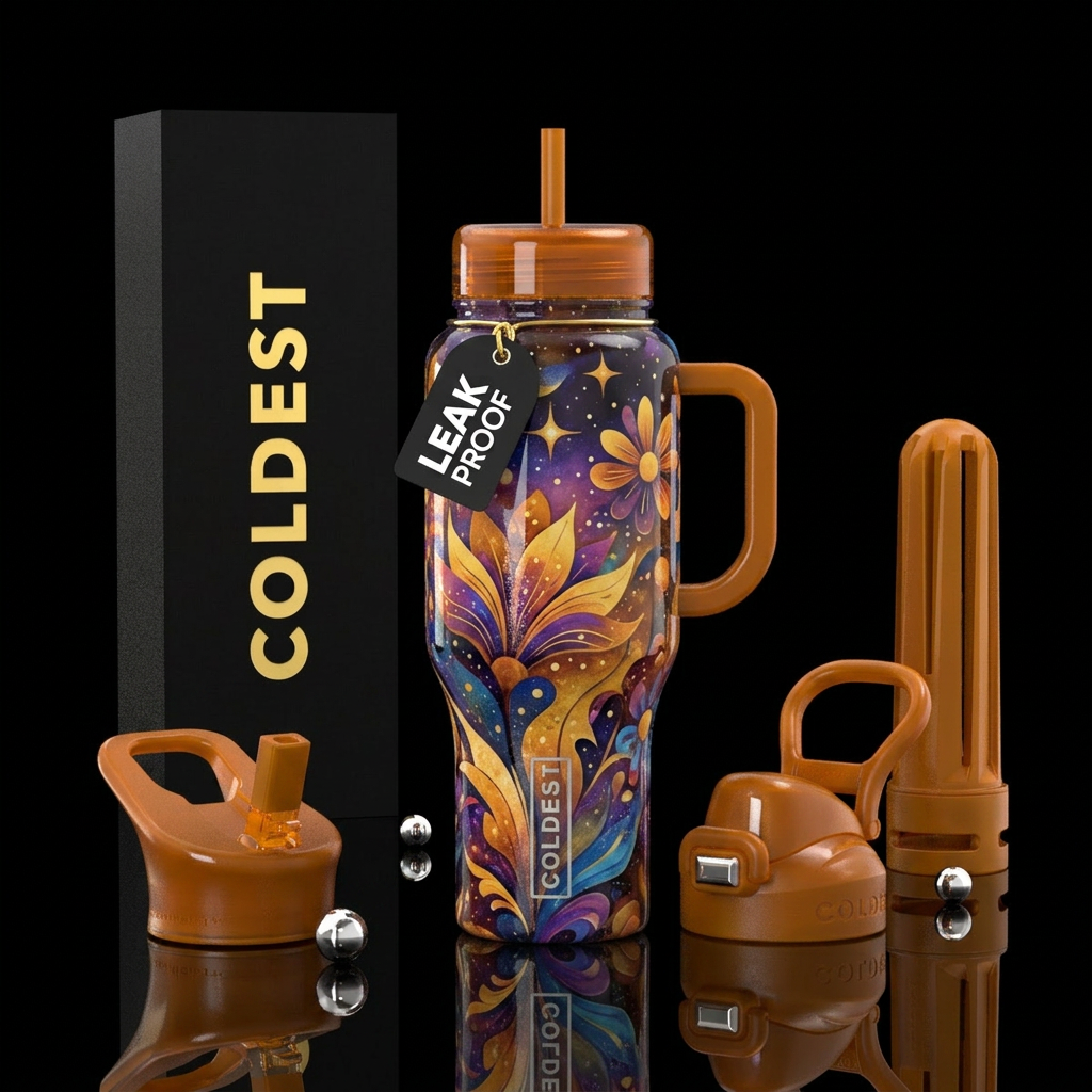 Just Summery water bottle design