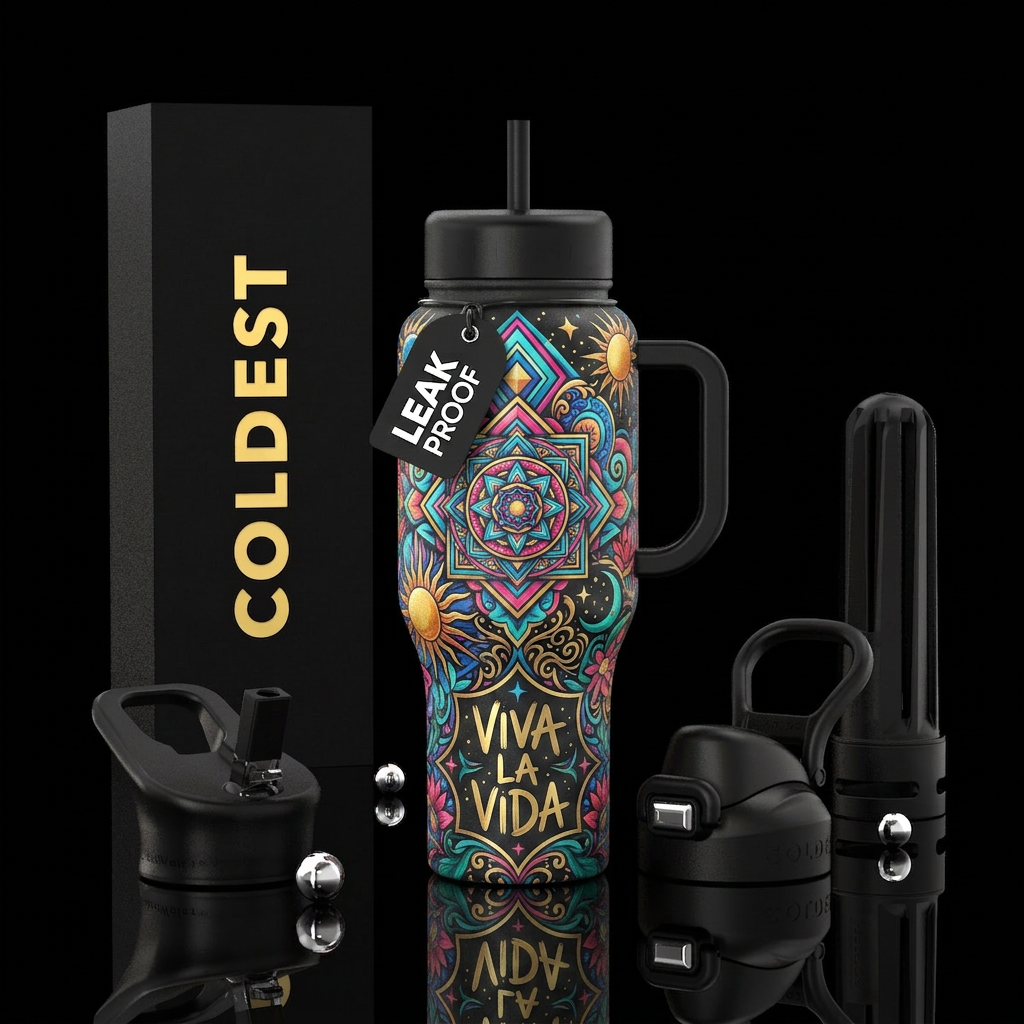 Long Live Life water bottle design