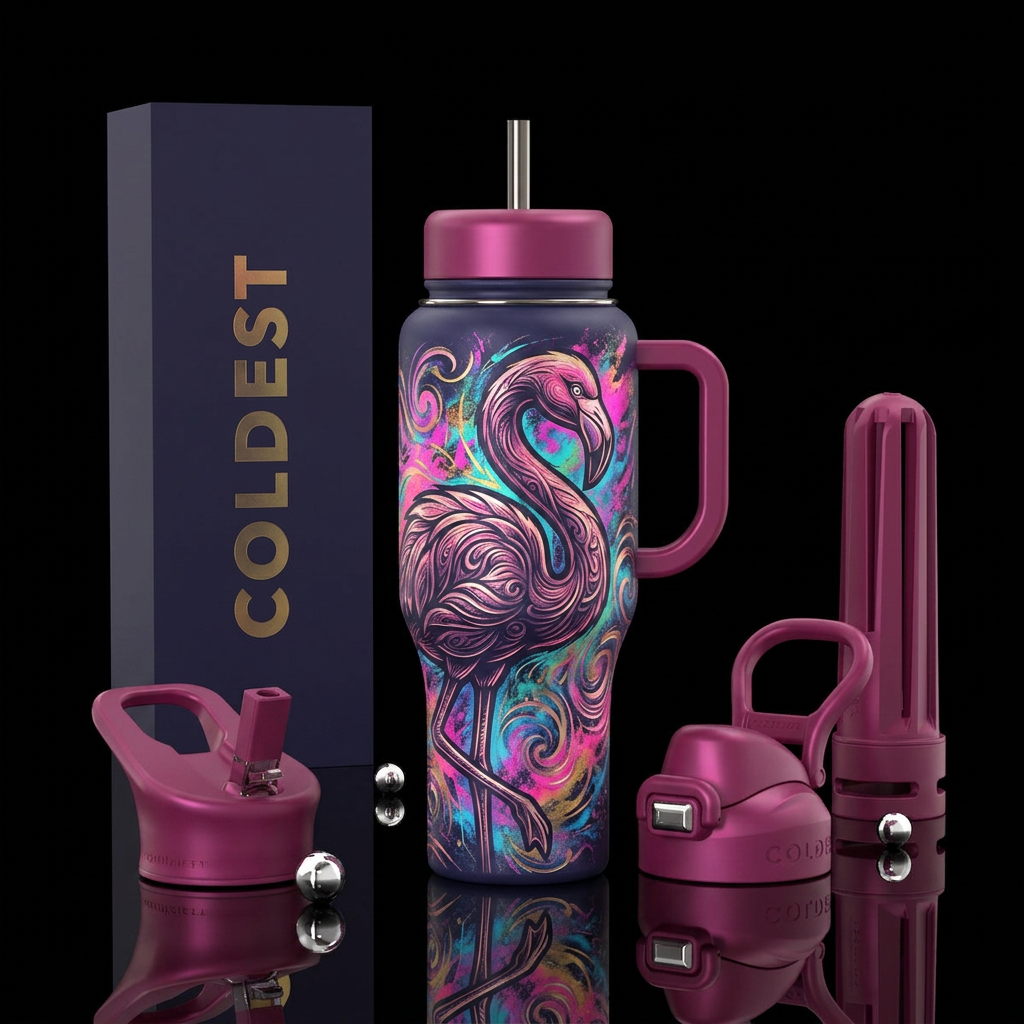 That Flamingo water bottle design