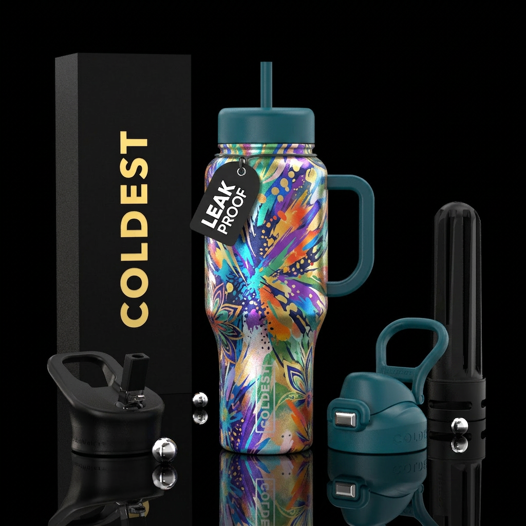 The Big Bang Theory water bottle design